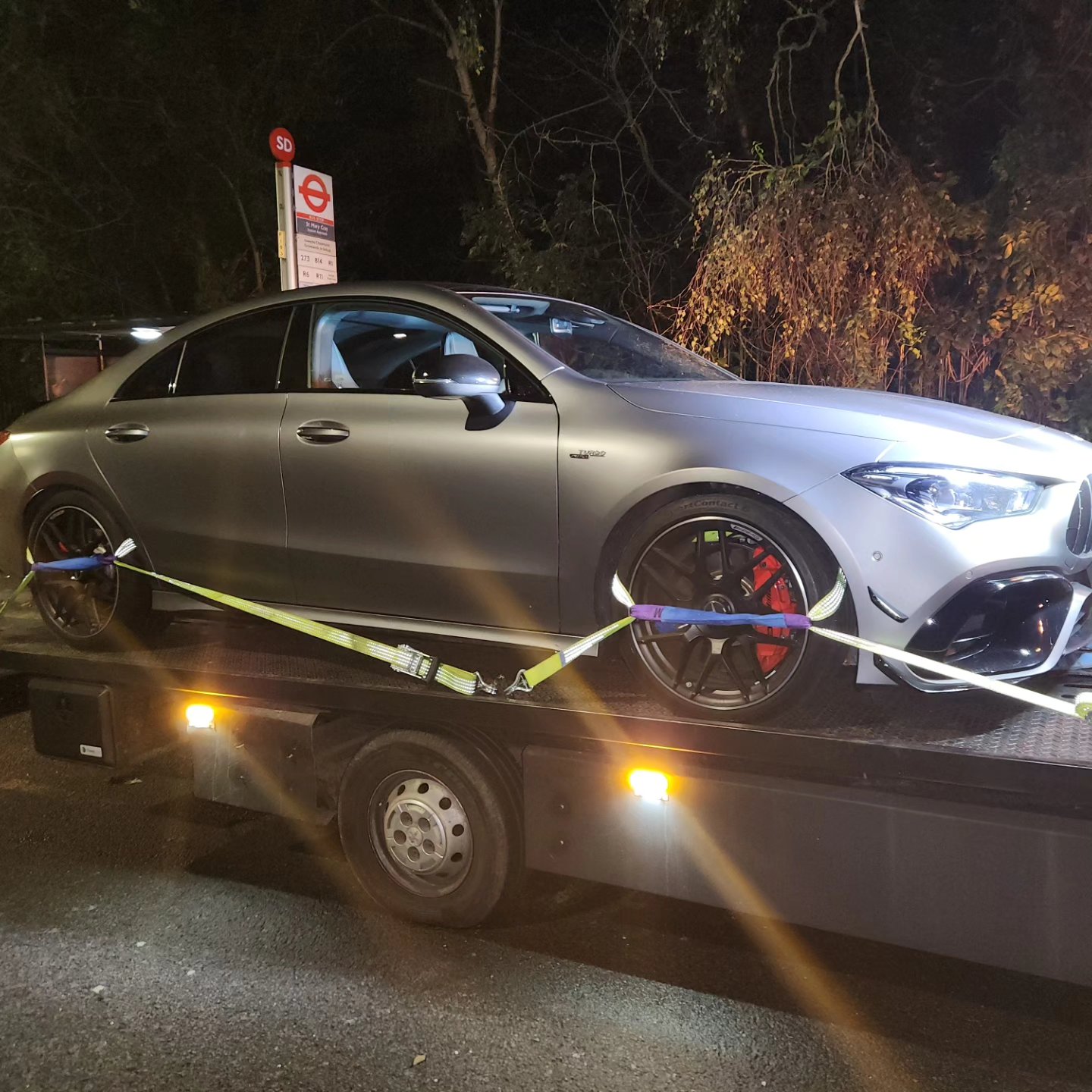 car mercedes recovery